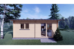 New Aughrim Log Cabin 5.8m x 5m FULLY BUILT - 1 Bed